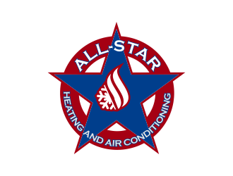 All-Star Heating and Air Conditioning logo design by ammad