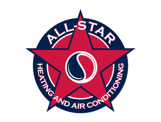 All-Star Heating and Air Conditioning logo design by ammad
