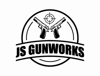 JS GUNWORKS logo design - Freelancelogodesign.com