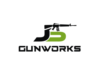 JS GUNWORKS logo design by mbamboex