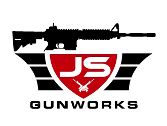 JS GUNWORKS logo design by LogOExperT