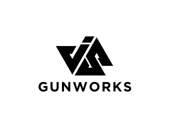 JS GUNWORKS logo design by ammad