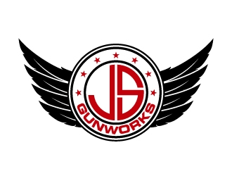 JS GUNWORKS logo design concepts #19