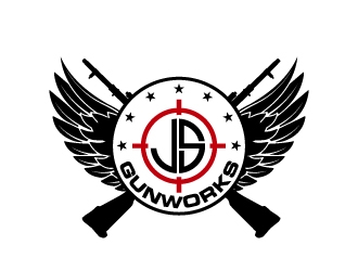 JS GUNWORKS logo design concepts #20