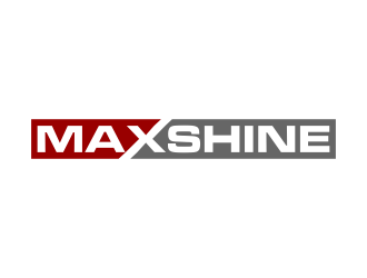 MaxShine logo design by p0peye