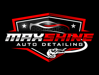 MaxShine logo design by pencilhand