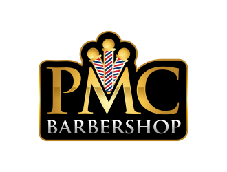 PMC barbershop  logo design by ingepro