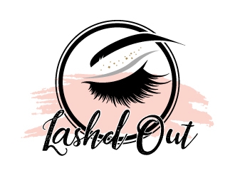 Lashd Out logo design by AamirKhan