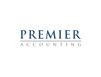 Premier Accounting logo design by bricton