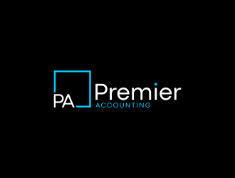 Premier Accounting logo design by ubai popi