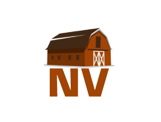 NV  logo design by AamirKhan