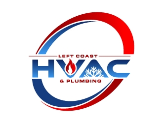 LEFT COAST HVAC & PLUMBING logo design by dibyo