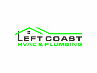 LEFT COAST HVAC & PLUMBING logo design by checx