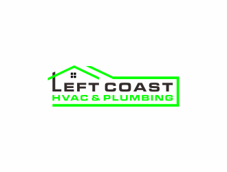 LEFT COAST HVAC & PLUMBING logo design by checx