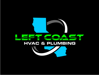 LEFT COAST HVAC & PLUMBING logo design by GemahRipah