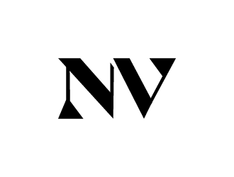 NV  logo design by logy_d