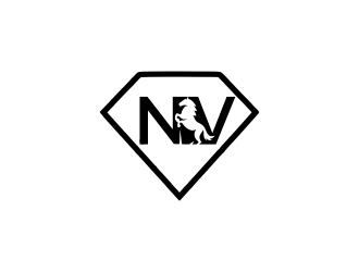 NV  logo design by akhi