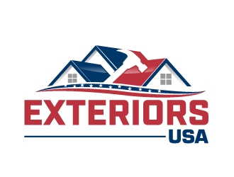 Exteriors USA logo design by jaize