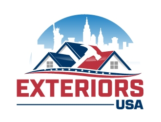 Exteriors USA logo design by jaize