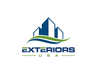 Exteriors USA logo design by pencilhand