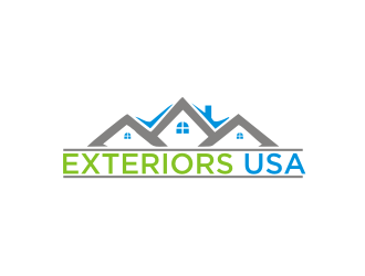 Exteriors USA logo design by Diancox