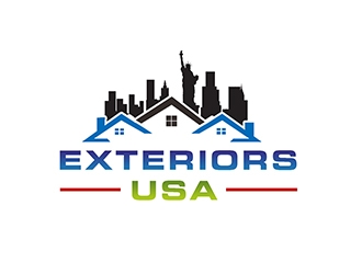 Exteriors USA logo design by PrimalGraphics