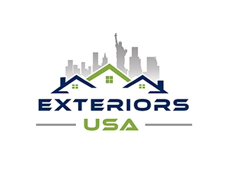 Exteriors USA logo design by PrimalGraphics
