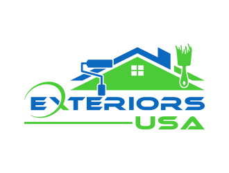 Exteriors USA logo design by graphicstar
