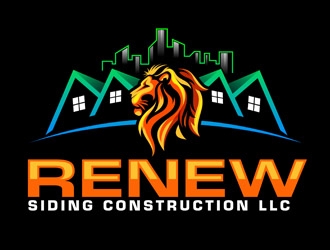 Renew Siding Construction LLC logo design by DreamLogoDesign