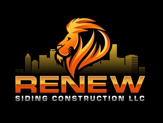 Renew Siding Construction LLC logo design by DreamLogoDesign