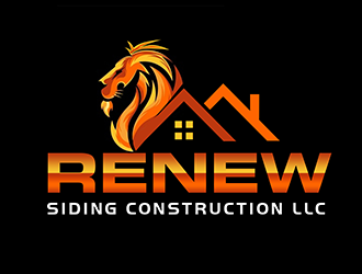 Renew Siding Construction LLC logo design by 3Dlogos
