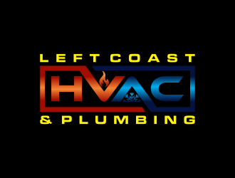 LEFT COAST HVAC & PLUMBING logo design by oke2angconcept