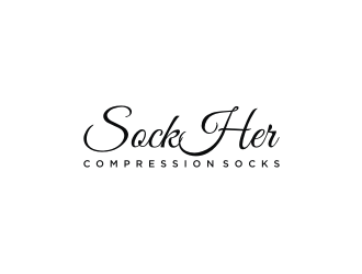 sockHer Compression Socks logo design by andayani*