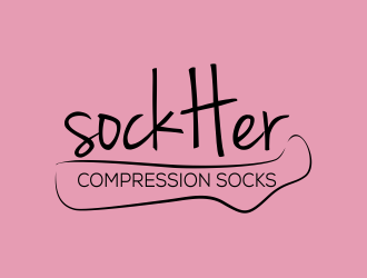 sockHer Compression Socks logo design by qqdesigns