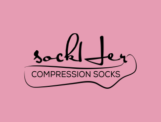 sockHer Compression Socks logo design by qqdesigns