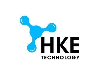 HKE Technology logo design by BrainStorming