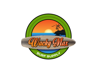 Wacky Max Surf Supply logo design by fastsev