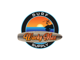 Wacky Max Surf Supply logo design by fastsev