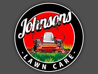 Johnsons Lawn Care logo design by XyloParadise