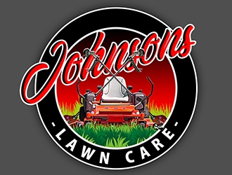 Johnsons Lawn Care logo design by XyloParadise