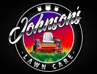 Johnsons Lawn Care logo design by XyloParadise