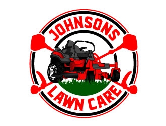 Johnsons Lawn Care logo design by daywalker