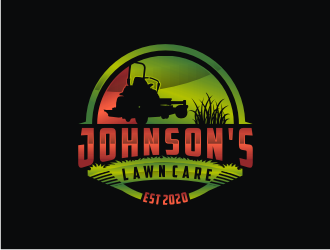 Johnsons Lawn Care logo design by bricton