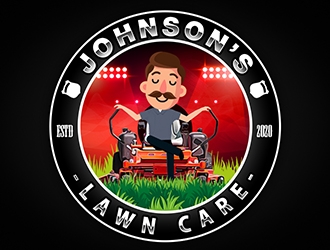 Johnsons Lawn Care logo design by XyloParadise