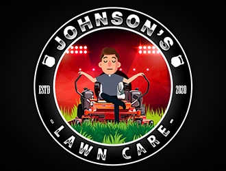 Johnsons Lawn Care logo design by XyloParadise