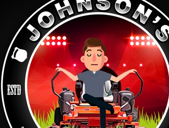 Johnsons Lawn Care logo design by XyloParadise