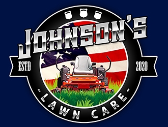 Johnsons Lawn Care logo design by XyloParadise