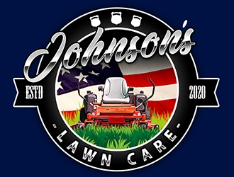 Johnsons Lawn Care logo design by XyloParadise