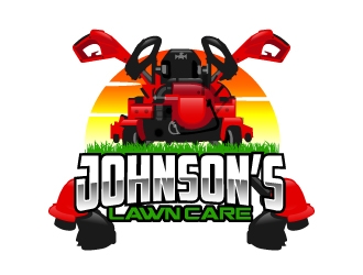 Johnsons Lawn Care logo design by AamirKhan