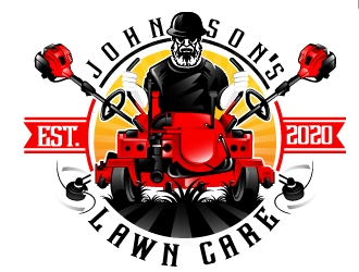 Johnsons Lawn Care logo design by Suvendu